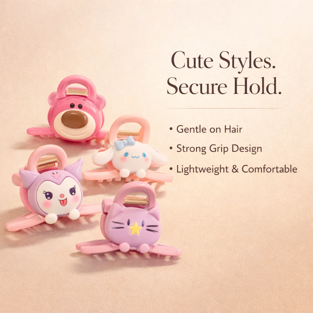 Cute animal claw clips for hair
