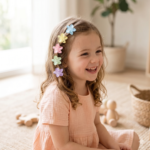 Pastel flower claw clips