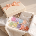 Pastel flower claw clips